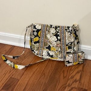 Vera Bradley Floral Quilted Crossbody Bag